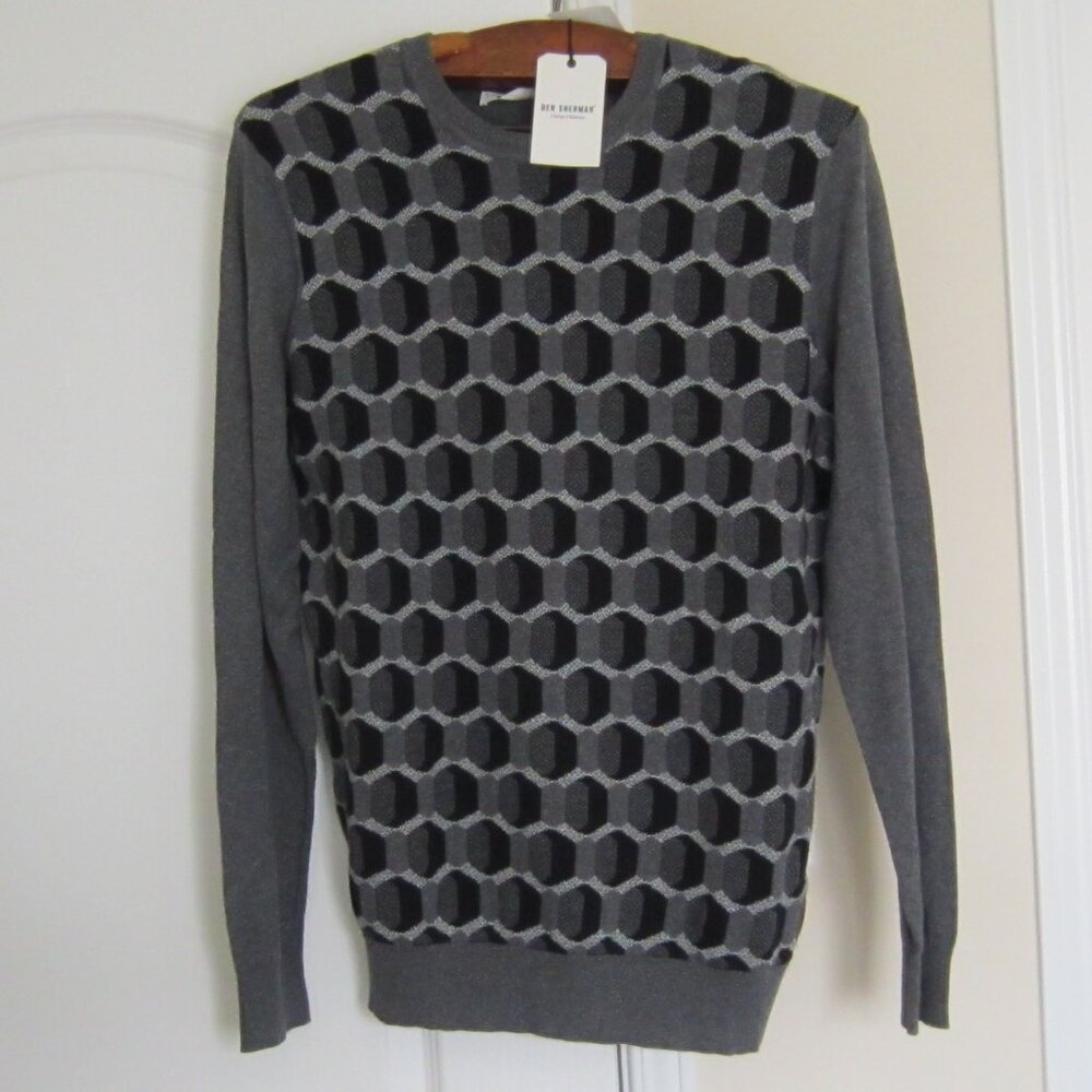NWT Ben Sherman Men's Sweater Cotton